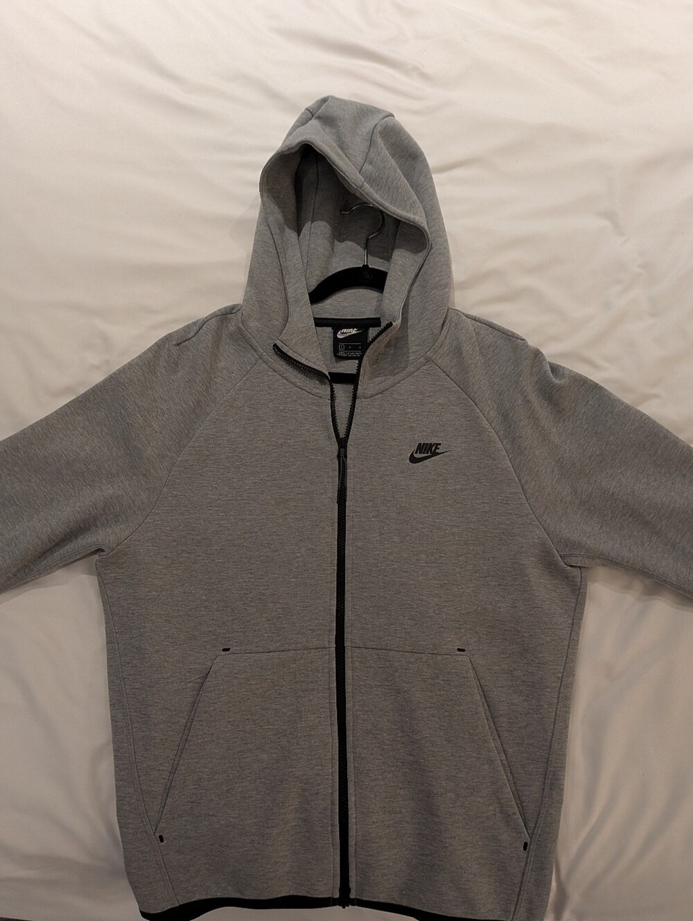 💥 MINT OG 2018 💥 Nike Tech Fleece Hoodie Grey Windrunner Large 928483-063